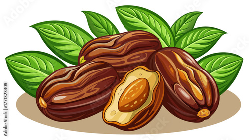 Very beautiful Khadrawy dates, dark brown and soft, naturally rich in sugar, high in vitamins and minerals, perfect for snacking or adding to desserts and energy bars.