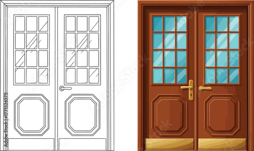 Find quality wooden doors with glass panels for your home design