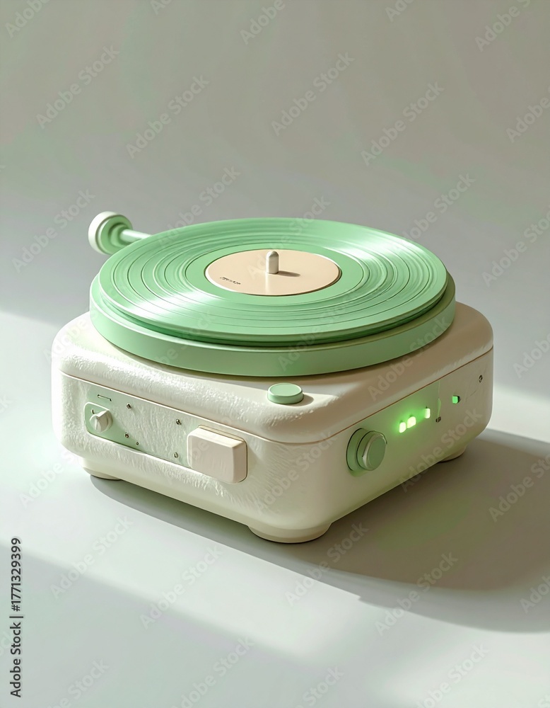 Fototapeta premium retro turntable