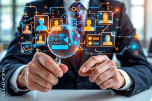 Modern digital network interface with identification framework management risk opportunity threat assessment, assess, regulation, readiness, consequence