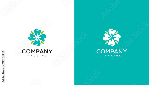 Dental logo design vector. Modern dental icon template