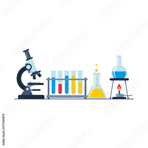 Laboratory equipment for scientific research and experiments.