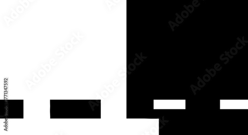 Abstract Contrast Divided Background with White and Black Halves Creating Dynamic Composition, Ideal for Modern Presentations, Website Designs and Marketing Materials, Featuring Asymmetrical Balance,