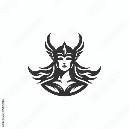 Valkyrie Goddess Logo