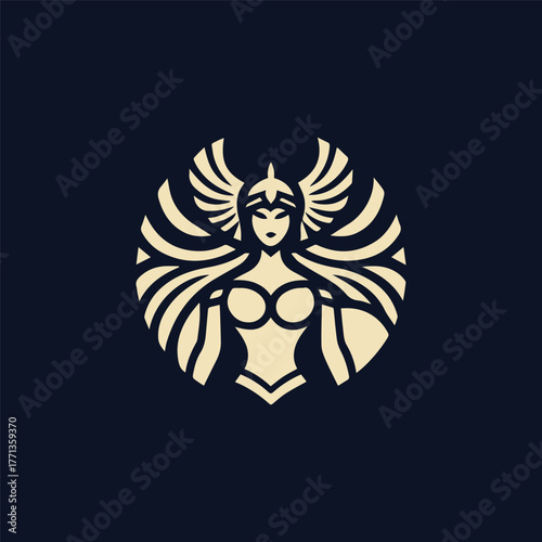 Valkyrie Goddess Logo