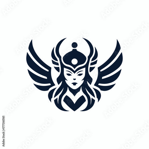 Valkyrie Goddess Logo