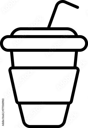 Drinks thin line icons set. Beverages and smoothies icon set. Cold water, cocktails, juice, hot drinks, champagne and wine glasses, coffee and tea vector symbols collection. Outline beverage menu set