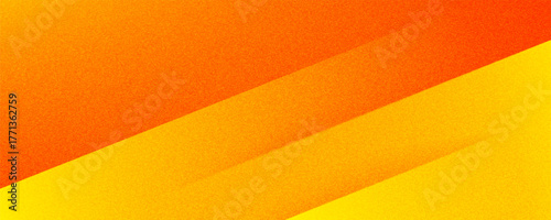 Orange yellow lemon mustard gold abstract pattern background. Geometric shape. Diagonal lines stripes. Color gradient ombre. Light bright shine. Space. Design. Template. Wide banner. Panoramic.Minimal