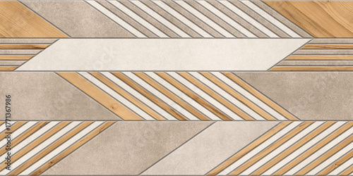 Fototapeta Naklejka Na Ścianę i Meble -  Geometric Natural Texture Decor