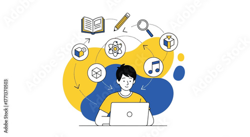 Online Learning A Student's Journey Through Knowledge and Discovery with Technology