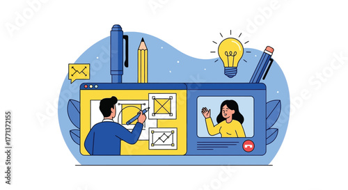 Creative Collaboration and Online Meeting Design, Communication, and Digital Solutions