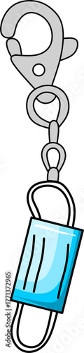 Mini Surgical Mask Keychain