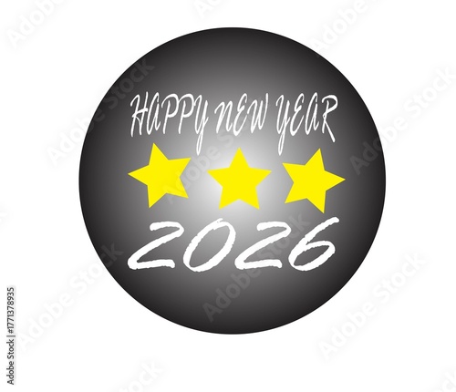 Happy New Year Celebration with Golden Fireworks, Sparkle Lights, and Midnight Countdown Background