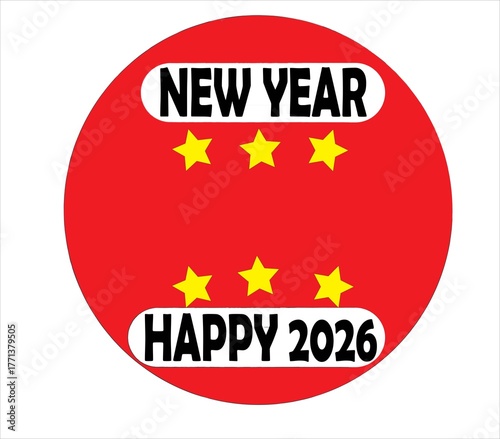 Happy New Year Celebration with Golden Fireworks, Sparkle Lights, and Midnight Countdown Background