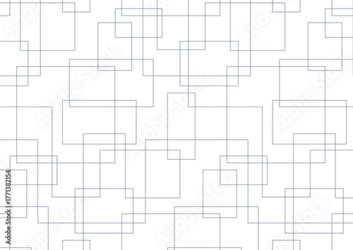 シンプルで幾何学的なシームレスの線画背景