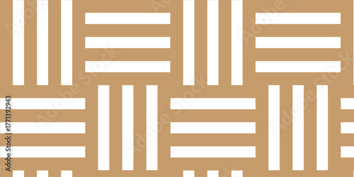 Minimal line Seamless geometric pattern with shapes. Decoration and maze ornament square wall tile.	