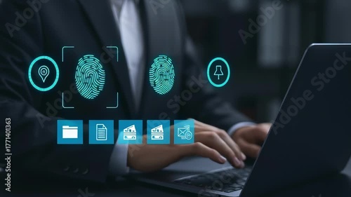 Advanced Digital Security Solutions for Business Data Access Using Fingerprint Technology and Cybersecurity Measures in Modern Office Environments
