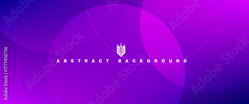 Minimal geometric background. Purple elements with fluid gradient. abstract gradient blue and purple background. Dynamic shapes composition.