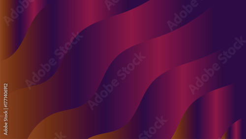 Vibrant Abstract Fluid Gradient Wave Background Design with vector illustration