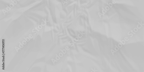 White crumpled paper crinkle wrinkled background texture pattern overlay backdrop design. wrinkled high resolution arts craft and Seamless white crumpled paper.	