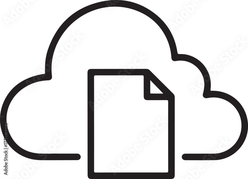 Cloud storage with file for data management