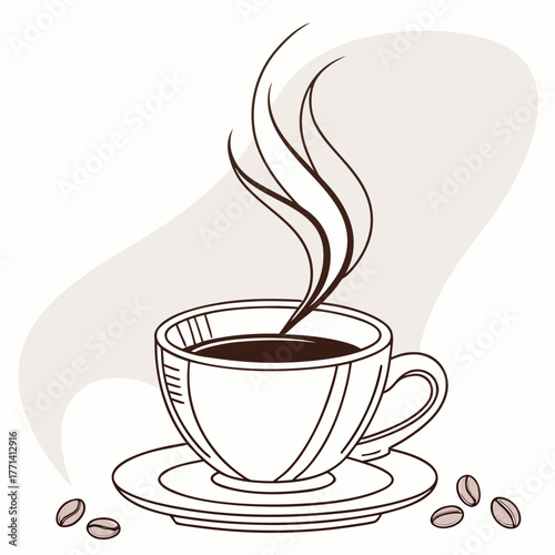 coffee cup icon vector illustration