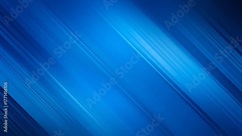 Diagonal streaks of various blues create a gradient, textured with lighter highlights