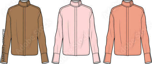 Variety of Fashion Jackets A Stylish Collection in Different Colors and Designs for Apparel