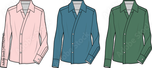 Stylish and Versatile Button-Down Shirts in a Range of Colors, Perfect for Everyday Wear and Fashion