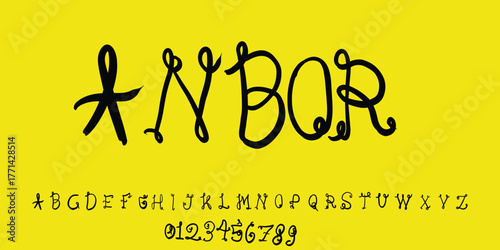 anbor FONT alpabeth