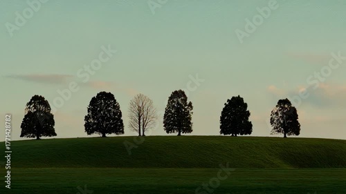 Rustic Wooden Table with Autumn Maple Leaves: Perfect Empty Surface for Product Display Against a Blurry Fall Park Background