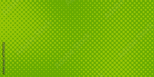 Lime green pop art background in retro comic style with halftone dots design, Artistic vector illustration eps10