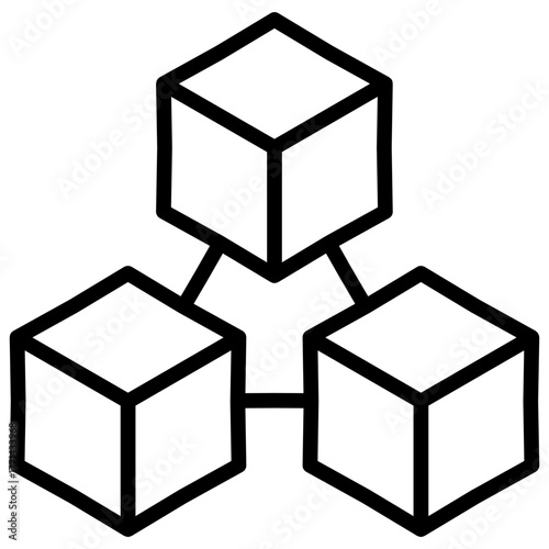 Network Cube Icon