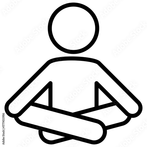 Yoga Pose Icon