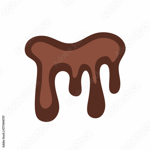 chocolate drip vector, choco melted, hot cocoa flow, sweet dessert vector, milk drop illustration, brown liquid wave, melting chocolate cartoon