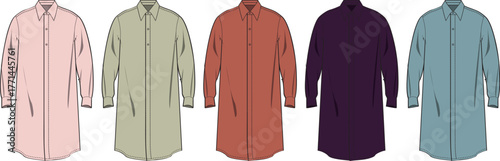 Elegant and Versatile Long Sleeve Shirt in Various Colors - Wardrobe Essential for all Styles