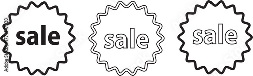 : set of discount labels, set of vector sale labels, set of sale labels, sale, label, icon, vector, sticker, price, badge, sign, discount, symbol, tag, design, business, set, free, illustration, eleme