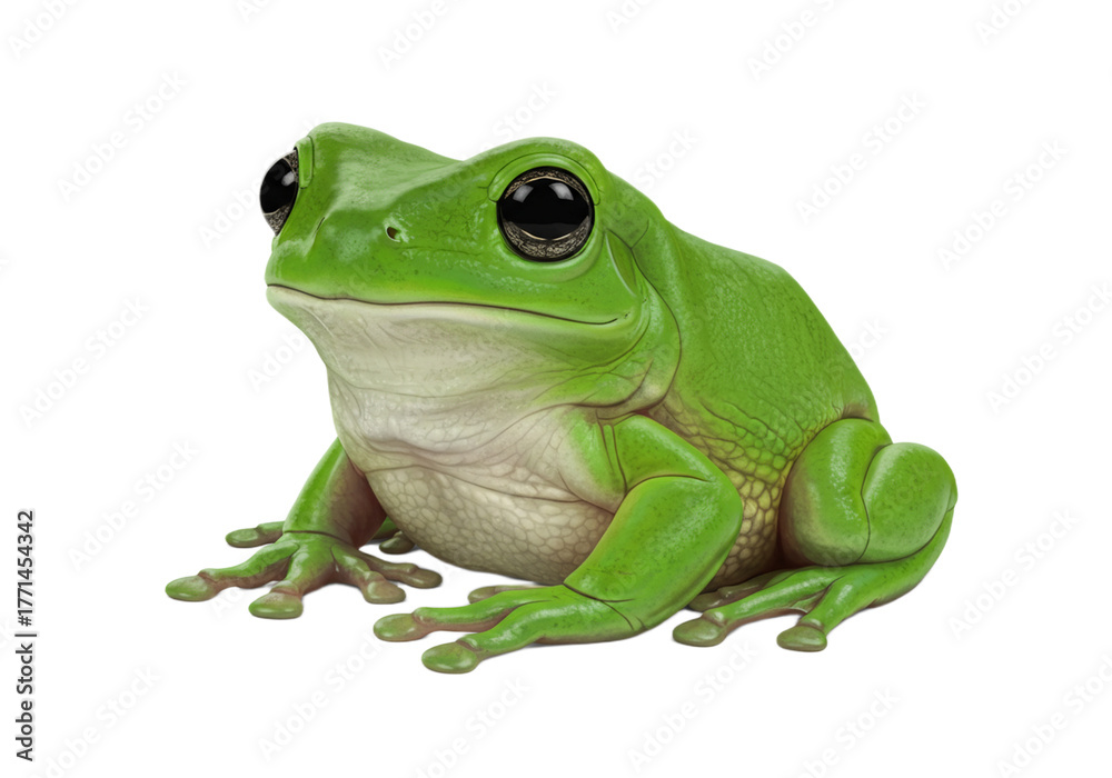 Obraz premium Frog with transparent PNG background