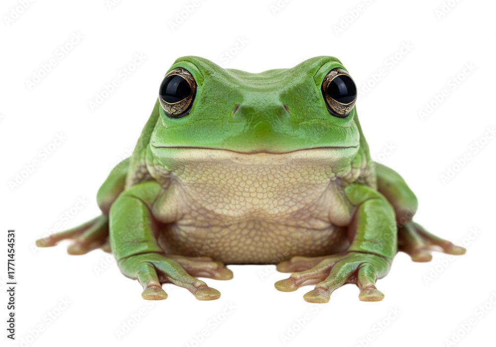 Obraz premium Frog with transparent PNG background