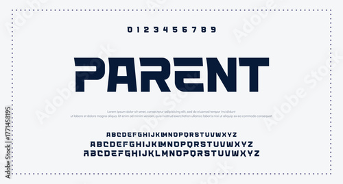 Abstract sport modern alphabet fonts. Typography bold typeface design for sport, technology, fashion, digital, future creative logo font. vector illustration