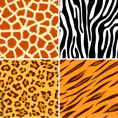 Seamless animal print