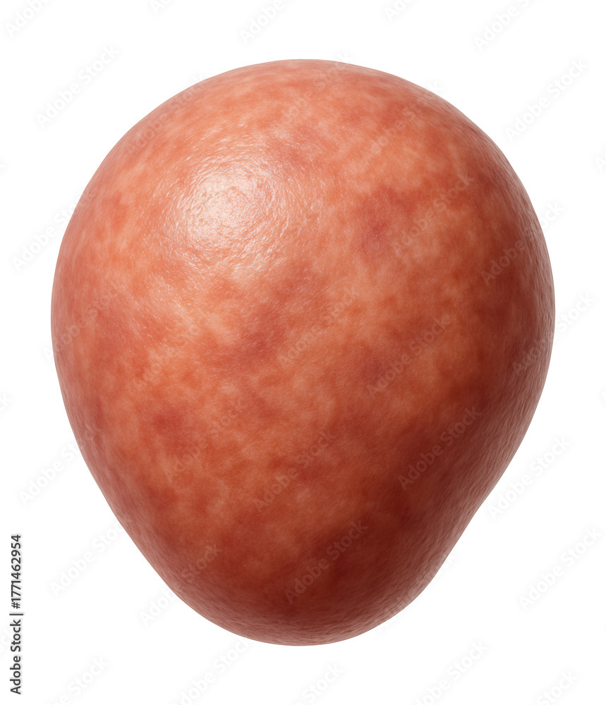 Fototapeta premium Breast fibroadenoma with a firm, rubbery feel and clear, defined edges.