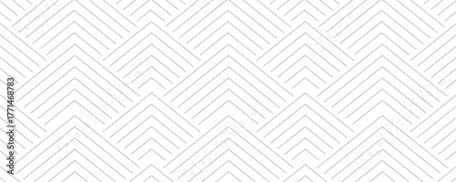 Seamless background in monochrome, Vector, zigzag, repeating patterns.