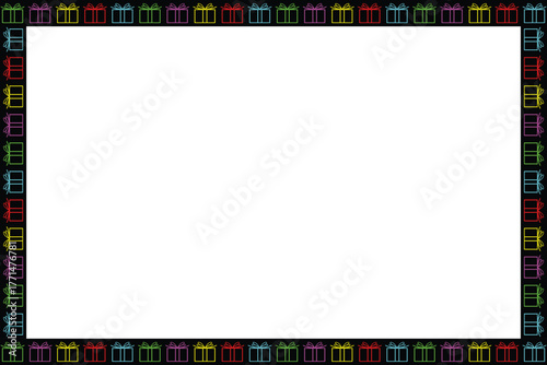 photo and video frames with a Christmas theme