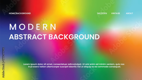 Modern abstract colorful gradient background