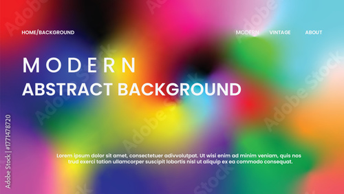 Modern abstract colorful gradient background