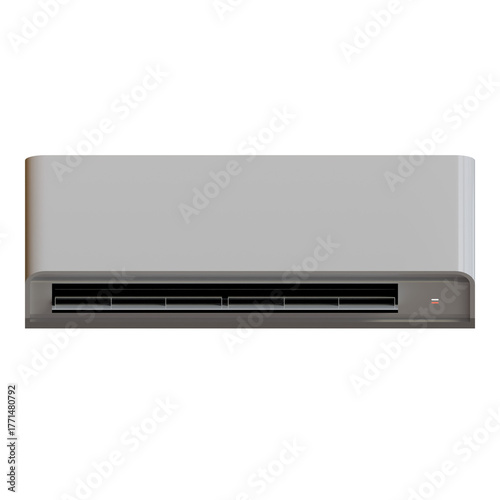 Wall Mounted Air Conditioner 3D Illustration
