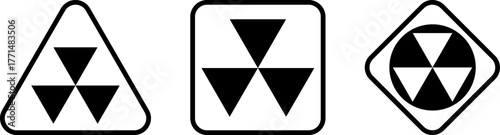 Fallout Shelter Sign. Nuclear bomb shelter sign. Fallout Shelter Road Sign. Bomb shelter sign Vector illustration jpeg or png