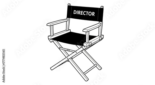 Director's Chair A Symbol of Filmmaking and Leadership in the Movie Industry and Beyond
