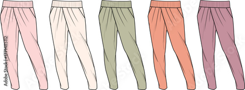 Fashionable casual women's lounge pants in a variety of soft pastel colors for ultimate comfort and style